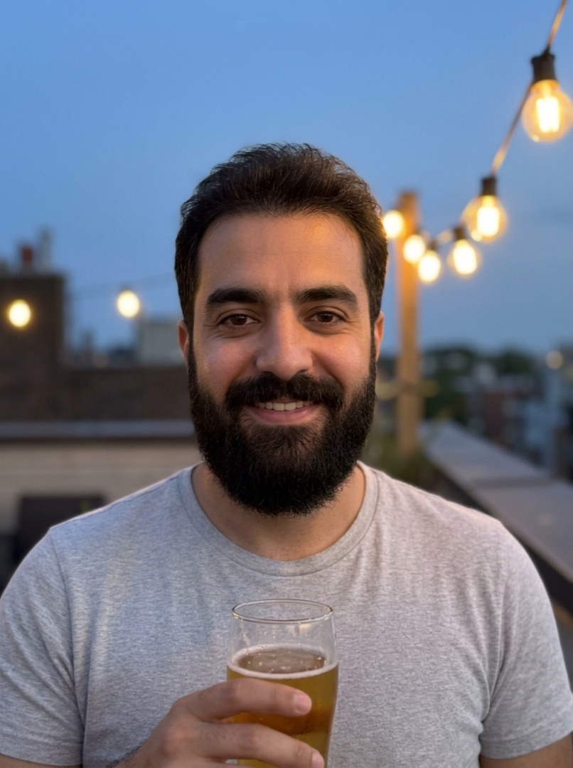 Rooftop dusk portrait